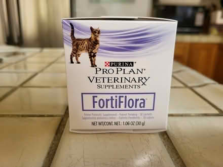 Photo of free FortiFlora cat supplement (Mt Carmel area, Redwood City) #1