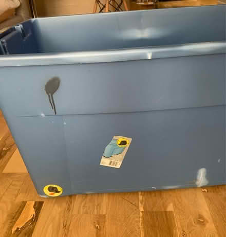 Photo of free Big Wheeled 45 Gallon Plastic Bin (BedStuy Brooklyn) #3