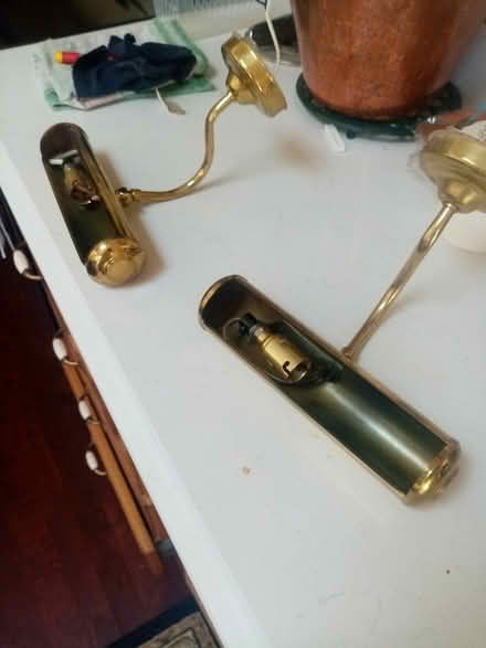 Photo of free Brass picture lights (2) (Celbridge road lucan) #1