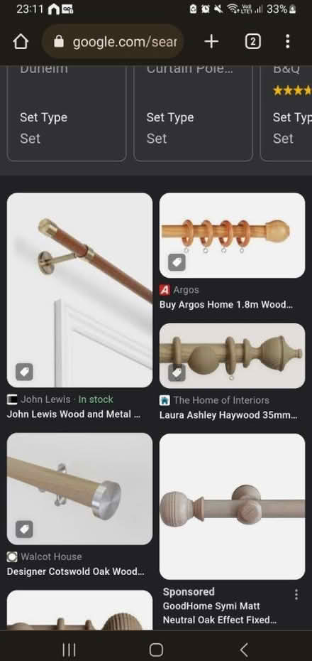 Photo of Wooden curtain poles (Sheffield, S2) #1