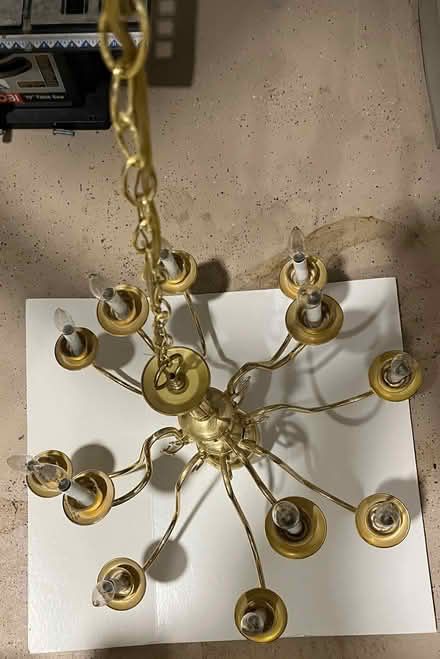 Photo of free Brass Dining Room Chandelier (Sargent / McGinnis Ferry Road) #3