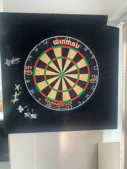 Photo of free Dart board, darts and surround (B26, Yardley) #1