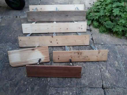 Photo of free 7 x wooden shelves (Shoreham by sea) #3