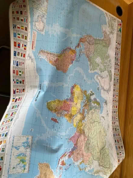 Photo of free World map (Wobaston WV10) #1