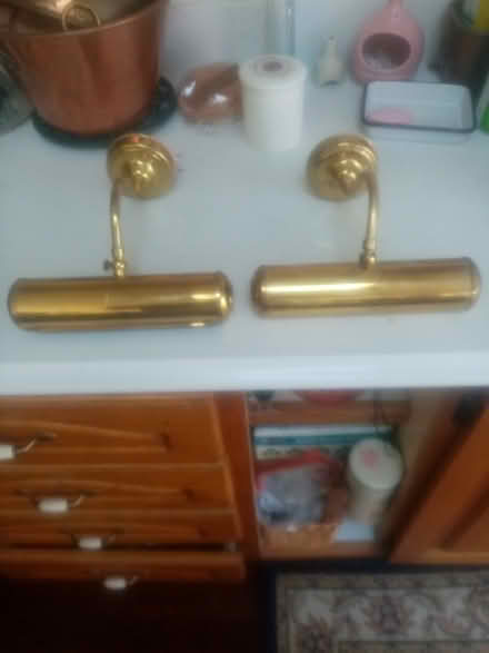 Photo of free Brass picture lights (2) (Celbridge road lucan) #4