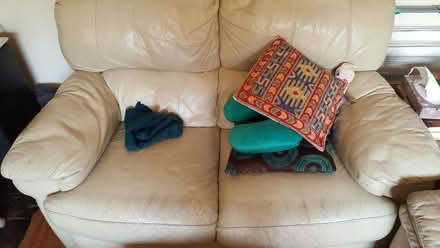 Photo of free Sofa - leather (Divinity Road OX4) #1