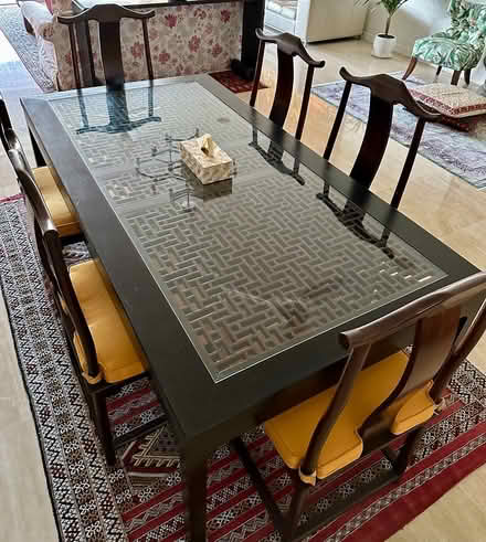 Photo of free Dining Table with 6 Chairs (Arcadia Road, Bukit Timah) #2