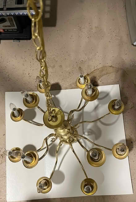 Photo of free Brass Dining Room Chandelier (Sargent / McGinnis Ferry Road) #2