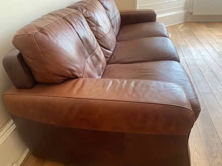 Photo of free Leather sofa (Coatbridge) #2