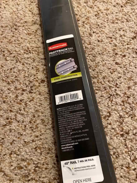 Photo of free Rubbermaid fasttrack rail (Vintage Hills, Pleasanton) #1