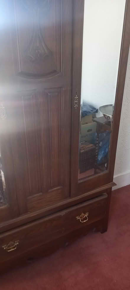 Photo of free Antique Wardrobe (Llanelli area furnace) #2