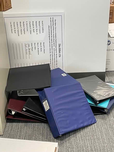 Photo of free 3 ring binders (Concord, MA) #2