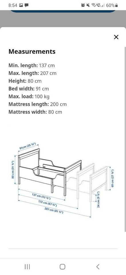 Photo of free Toddler extending bed (L18) #2