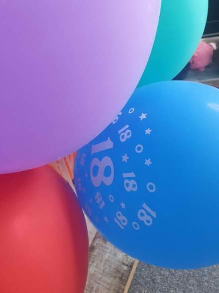 Photo of free Happy 18th Birthday balloons (Stafford ST16) #3