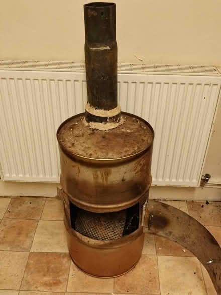 Photo of free Oil drum used for heating burning paper wood etc (Mill Hill BB2) #1