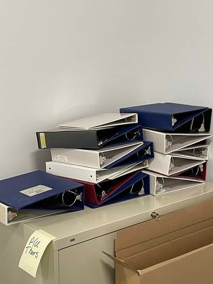 Photo of free 3 ring binders (Concord, MA) #1