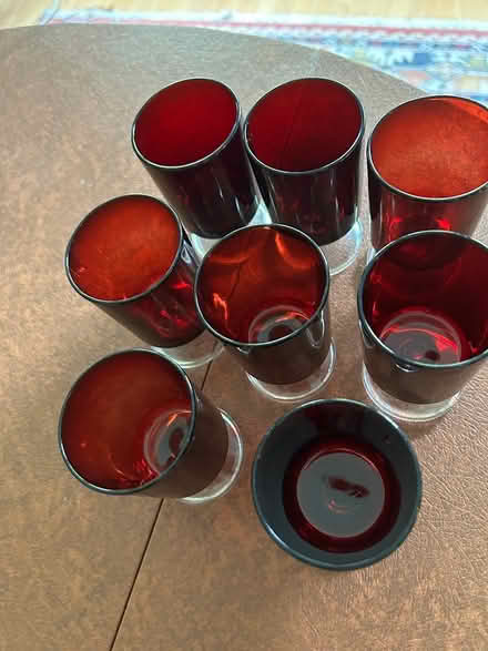 Photo of free 8 short wine or juice glasses (Pine Hills) #2