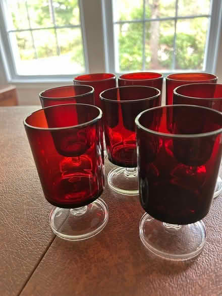 Photo of free 8 short wine or juice glasses (Pine Hills) #1