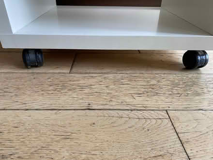 Photo of free Wheeled table with shelf (Hitchin) #4