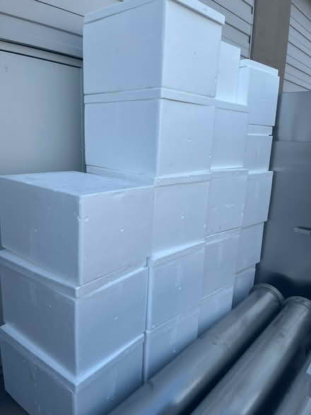 Photo of free styrofoam boxes (1368 Kingsway ave) #2