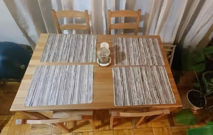 Photo of free Dining table with 4 chairs (Beaches - East York) #4