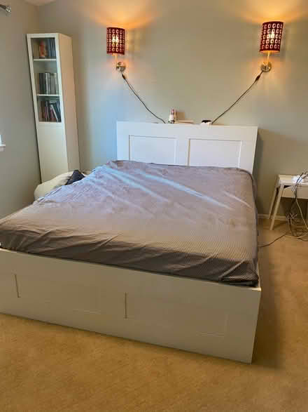 Photo of free Queen IKEA Bed Frame (Thornton, co) #1