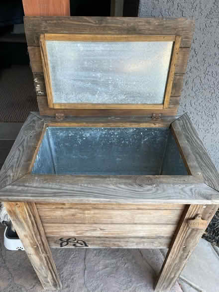 Photo of free Wood ice cooler (Ripon) #1