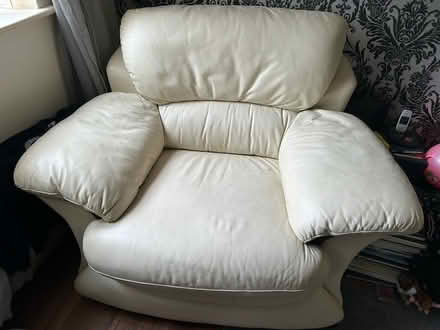 Photo of free Leather sofa (PE8) #2