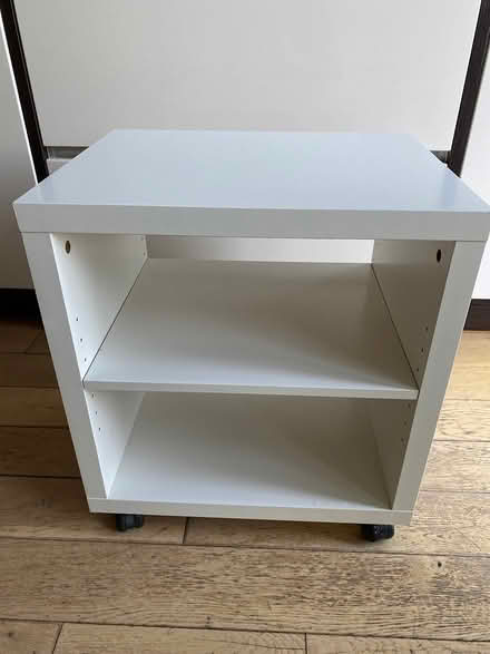 Photo of free Wheeled table with shelf (Hitchin) #3