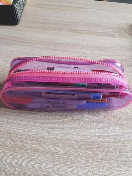Photo of free Pencil case with pens (Woodlands G3) #1