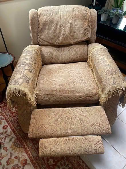 Photo of free couch and recliner (Lake Hayward area) #1