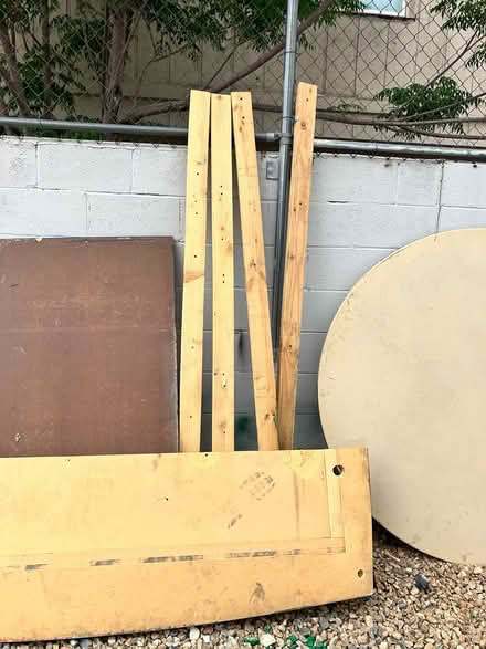 Photo of free Table, chairs, wood table tops (Central) #4