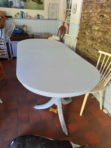 Photo of free dining table (Llanfiangel nant Melan LD8) #1