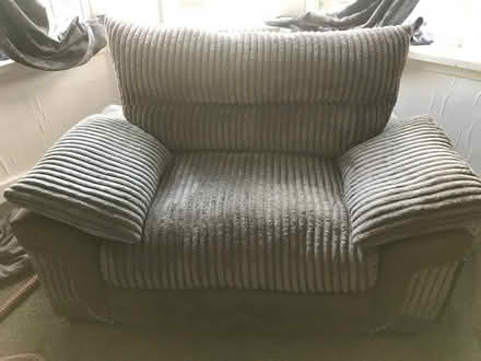 Photo of free Grey cord and suede suite (Glasgow G14) #2