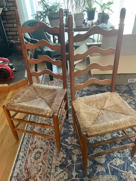 Photo of free 3ladderback chairs (Peekskill NY) #1