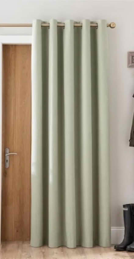 Photo of free Nearly new blackout dunelm door curtain (Oakridge RG21) #1