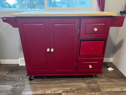 Photo of free Kitchen Island and shelving (Maplewood) #1