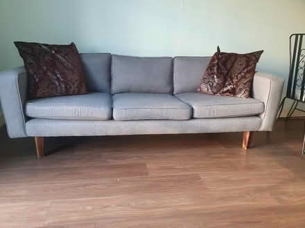 Photo of free 3 seater fabric sofa (SW11) #1
