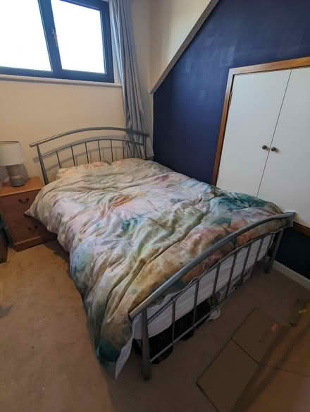 Photo of free Double bed frame and mattress (BS16) #1