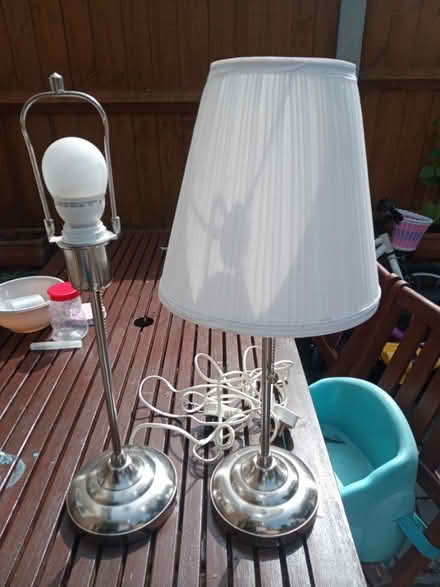 Photo of free Pair of lamps (Mill Wall E14) #1