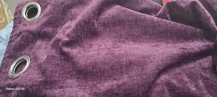 Photo of free 2 Dunelm purple curtains (E16 canning town) #1