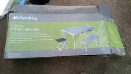 Photo of free Large camping table (Hucknall) #4