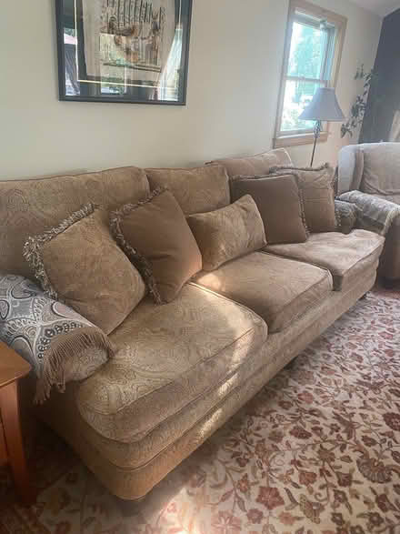 Photo of free couch and recliner (Lake Hayward area) #2
