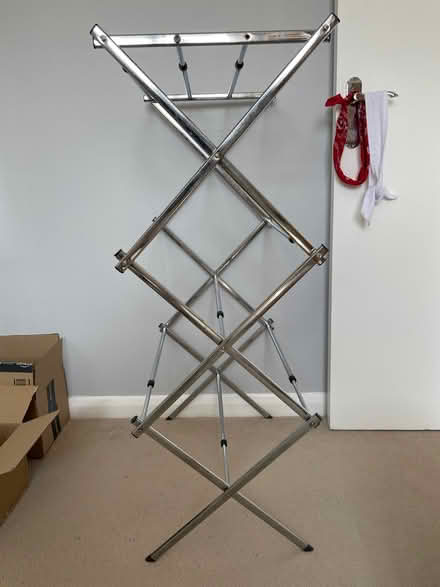 Photo of free Collapsible clothing rack (SW11) #3