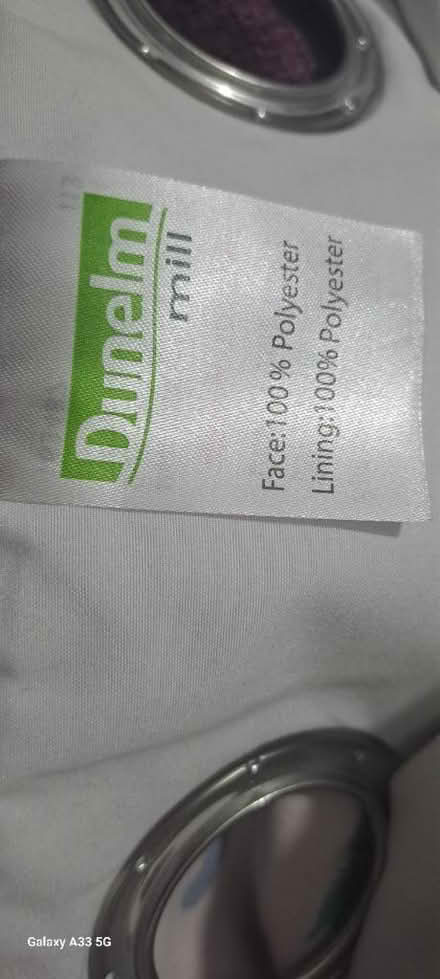 Photo of free 2 Dunelm purple curtains (E16 canning town) #2