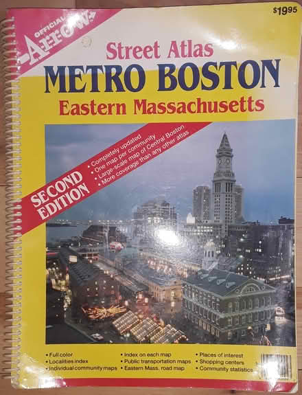 Photo of free Metropolitan Boston Road Atlas (Lincoln Park 20002) #1