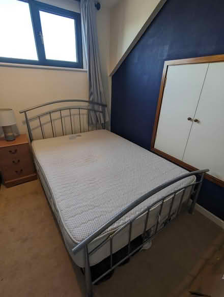 Photo of free Double bed frame and mattress (BS16) #2