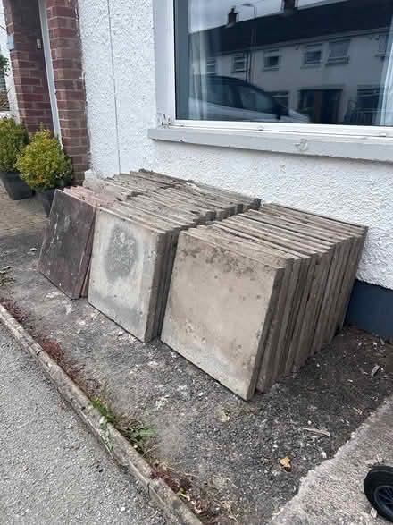 Photo of free 48 Paving slabs (including 4 red) (Belfast BT6) #2