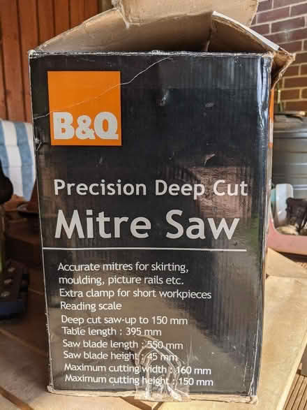 Photo of free B&Q Precision Deep Cut Mitre Saw (Charvil RG10) #2