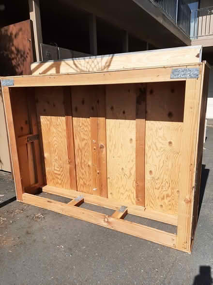 Photo of free Double or Queen wooden bed frame (Novato, CA) #1